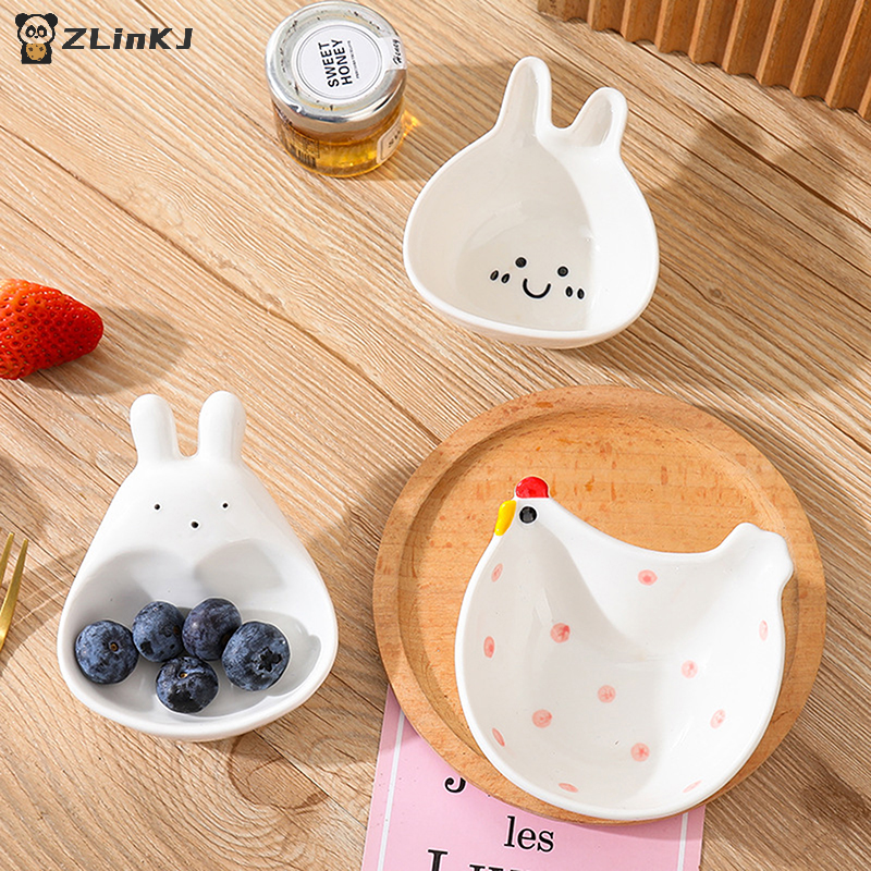Kitchen Ceramic Dipping Plate  - Sauce Dipping Cup ulasan dan harga