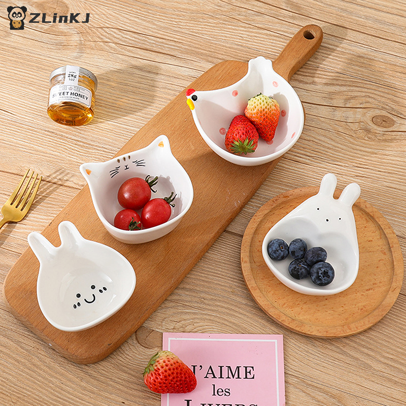 Kitchen Ceramic Dipping Plate  - Sauce Dipping Cup ulasan dan harga