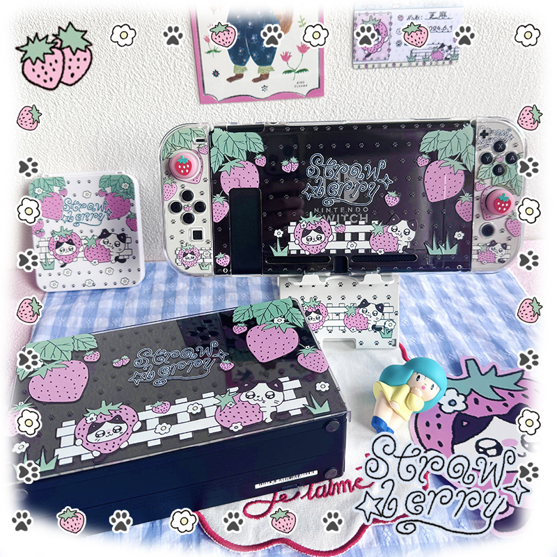 Cute Strawberry Kitten Switch  - Strawberry Huller ulasan dan harga