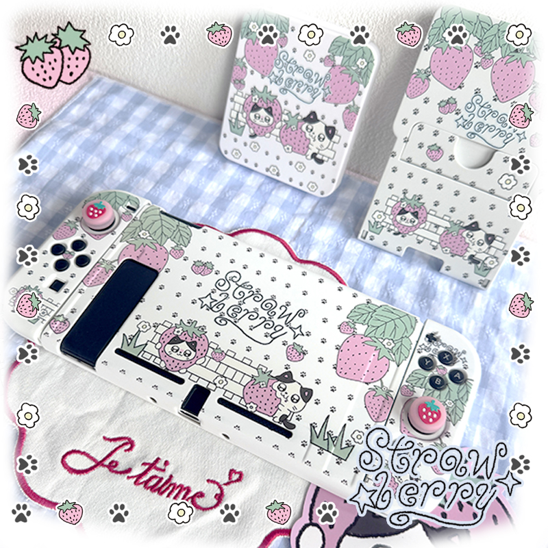 Cute Strawberry Kitten Switch  - Strawberry Huller ulasan dan harga