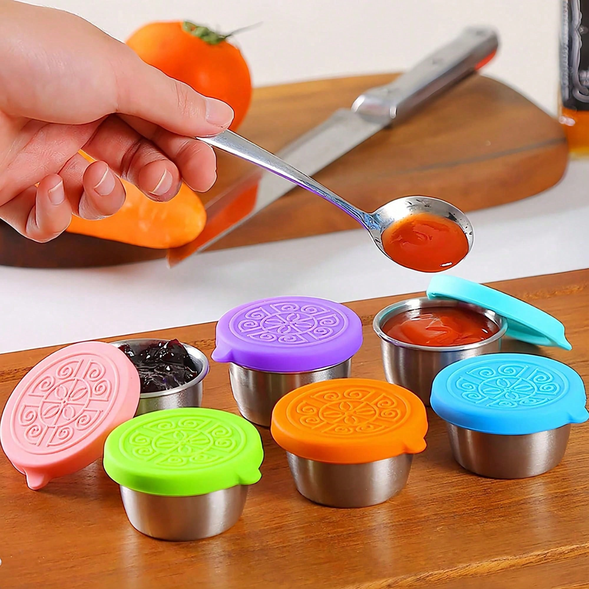 1/4Pcs Stainless Steel Dipping - Sauce Dipping Cup ulasan dan harga