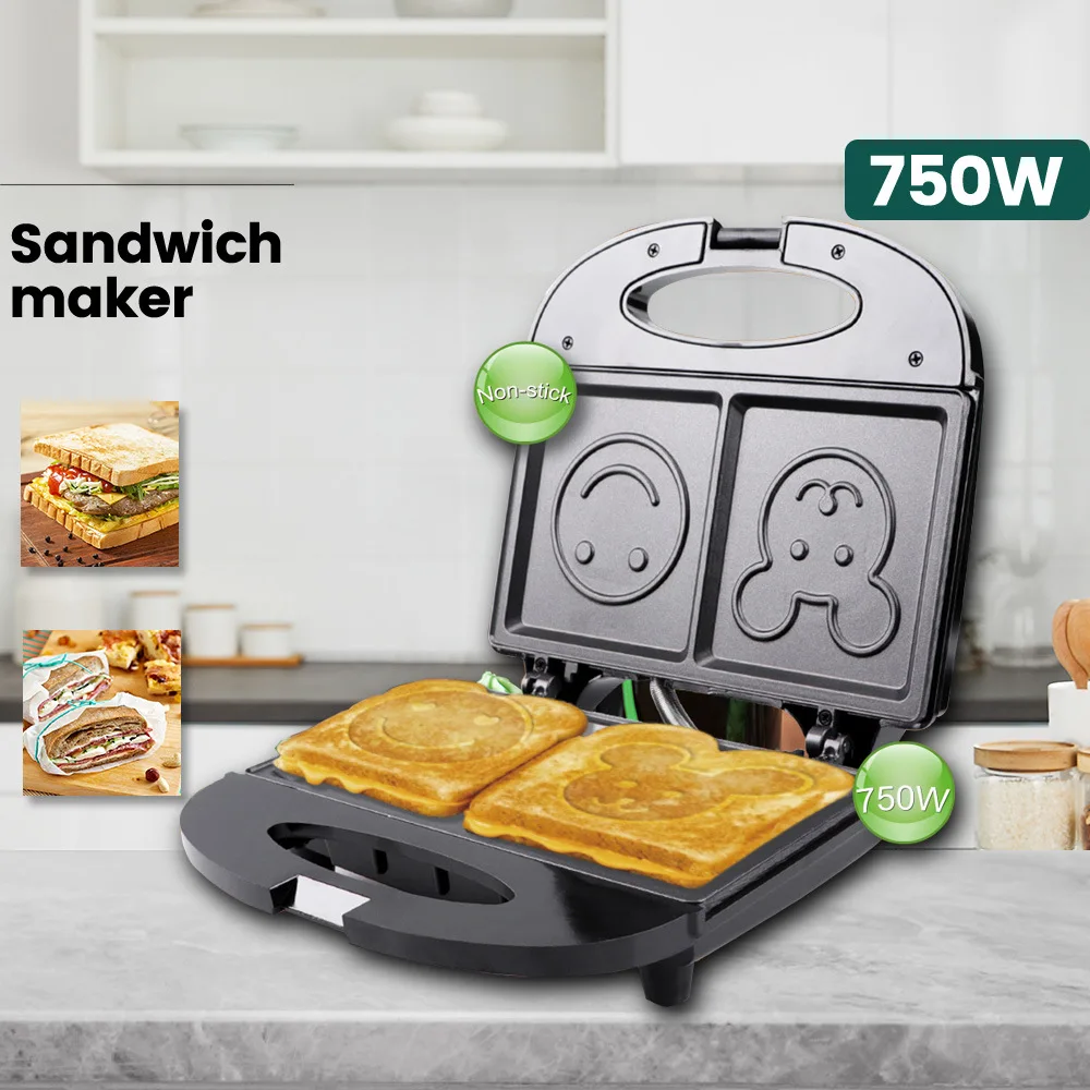 110V-220V Household Appliances - Breakfast Sandwich Press ulasan dan harga